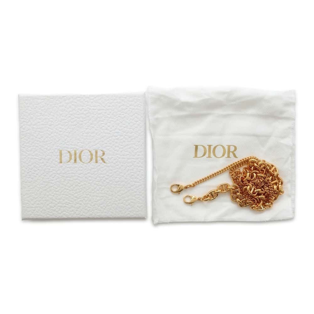 Christian Dior Chain Shoulder Clutch Caro Heart Calfskin Pochette BAG - Picture 10 of 10
